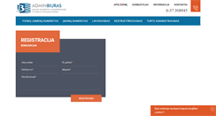 Desktop Screenshot of adminbiuras.lt
